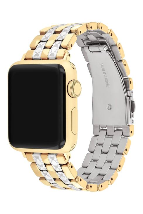 Coach Apple Watch® Two-Tone Bracelet Watchband - 38m 40mm 41mm 42mm